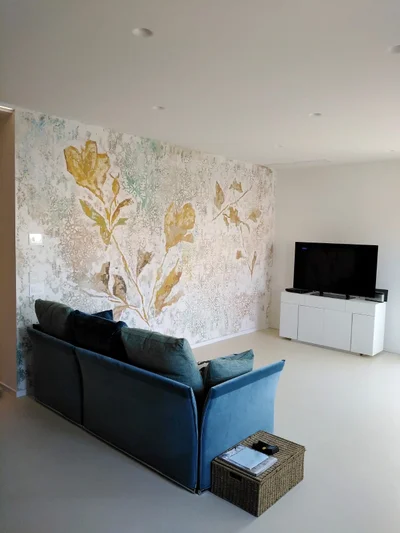 Parete decorata con CalceCruda di Novacolor, foto 3 di 7