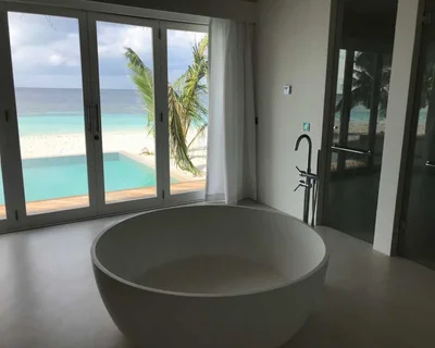 Baglioni Resort Maldives, rivestimenti Wall2Floor di Novacolor, foto 5 di 9