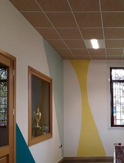 Oratorio Don Bosco a San Donà di Piave, portico e interni colorati, foto 7 di 9