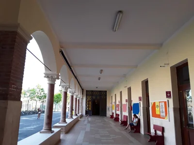 Oratorio Don Bosco a San Donà di Piave, portico e interni colorati, foto 9 di 9